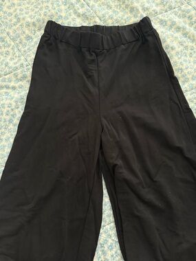 Zara Flowy Black, Dark Grey, and Taupe Wide-Leg Women's Pants